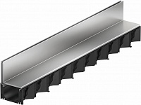 Решетка щелевая из нержавеющей стали для каналов ACO SELF 0.5м, h - 105 мм
